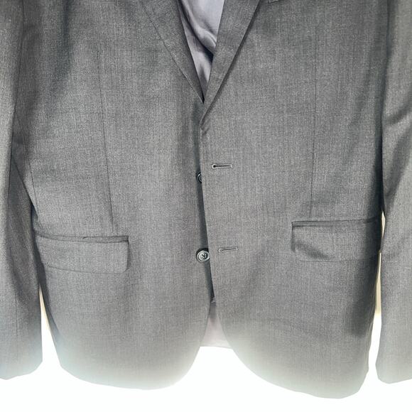 Brooks Brothers 1818 Regent 41R Blue Stripe Wool 2-Button Suit Jacket - Picture 2 of 7